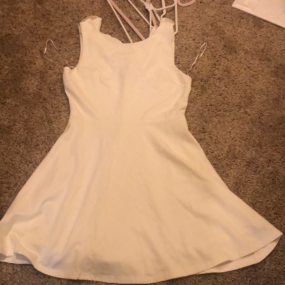 White dress from Francesca’s size Medium.